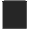 Storage Box Black 60x42x46 cm | Durable Engineered Wood