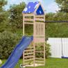 Play Tower with Rockwall - Solid Wood Pine | HipoMarket