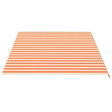 Replacement Awning Fabric Yellow & Orange 5x3.5m - HipoMarket