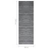 Stylish Outdoor Rug Anthracite 80x250 cm for Your Patio