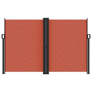 Retractable Side Awning Terracotta 160x1000 cm - Hipomarket UK