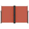 Retractable Side Awning Terracotta 160x1000 cm - Hipomarket UK