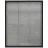 Plisse Insect Screen for Windows - Aluminium Anthracite 80x100 cm