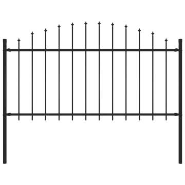 Garden Fence with Spear Top Steel - Secure Your Property