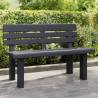 Garden Bench Anthracite - Stylish Outdoor Seating | Hipo Market