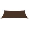 Sunshade Sail Oxford Fabric Rectangular 4x7 m Brown | Hipomarket