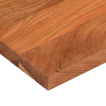 Rectangular Solid Wood Acacia Table Top - 120x20x2.5 cm