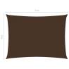 Brown Rectangular Sunshade Sail 4x5 m - Oxford Fabric Protection