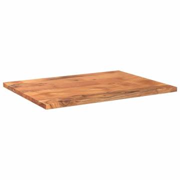 Rectangular Acacia Wood Table Top - 70x50 cm | Hipo Market