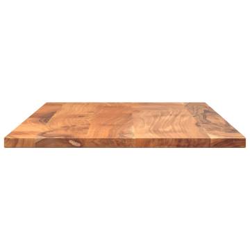 Rectangular Acacia Wood Table Top - 70x50 cm | Hipo Market