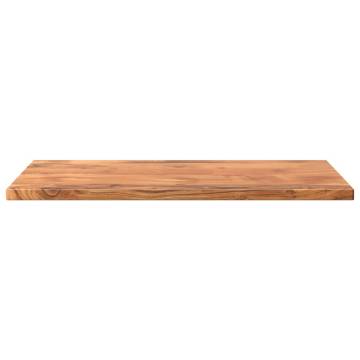 Solid Wood Acacia Table Top 80x50 cm | Rustic & Versatile