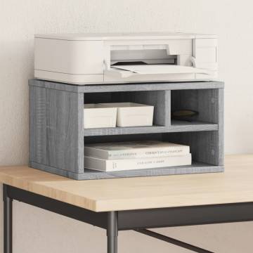 Grey Sonoma Printer Stand - Organise Your Workspace | HipoMarket