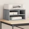 Printer Stand Grey Sonoma 40x32x22,5 cm Engineered Wood Colour grey sonoma 