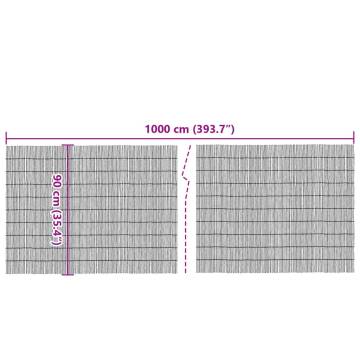 Garden Fence 1000x90 cm Reed - Durable & Stylish Privacy