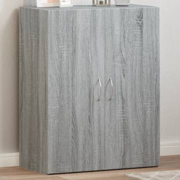 File Cabinet Grey Sonoma 60x32x77.5 cm | Hipomarket