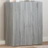 File Cabinet Grey Sonoma 60x32x77.5 cm Engineered Wood Colour grey sonoma Size 60 x 32 x 77.5 cm Quantity in Package 1 