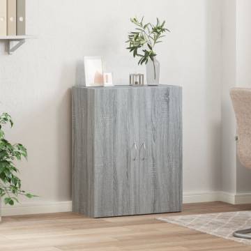 File Cabinet Grey Sonoma 60x32x77.5 cm | Hipomarket