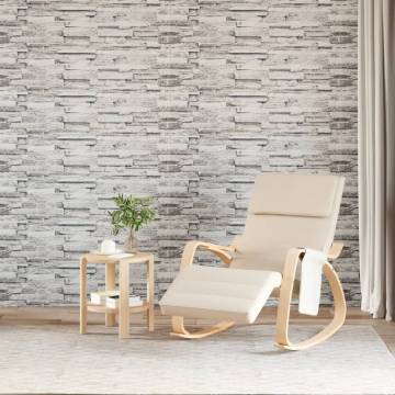 3D Wall Panels 14 pcs Light Grey 100x25 cm EPS | Hipomarket