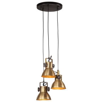 Hanging Lamp Antique Brass 25W - Industrial Style | Hipomarket