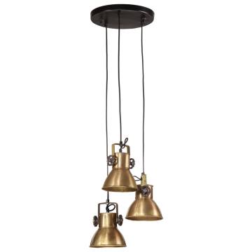 Hanging Lamp Antique Brass 25W - Industrial Style | Hipomarket