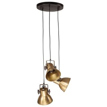 Hanging Lamp Antique Brass 25W - Industrial Style | Hipomarket