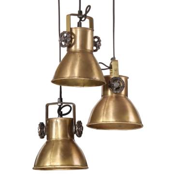 Hanging Lamp Antique Brass 25W - Industrial Style | Hipomarket