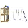 Outdoor Playset Impregnated Wood Pine - Kids Backyard Fun