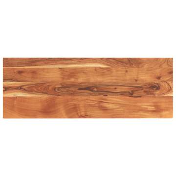 Rectangular Solid Wood Acacia Table Top - 140x50 cm