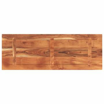 Rectangular Solid Wood Acacia Table Top - 140x50 cm