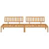 Garden Pallet Sofas - Solid Acacia Wood 2 pcs Set