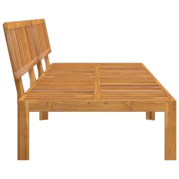 Garden Pallet Sofas - Solid Acacia Wood 2 pcs Set