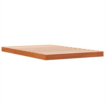 Wax Brown Bed Frame 120x190 cm | Solid Wood Pine Design