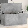 Storage Box Concrete Grey 100x42x46 cm Engineered Wood Colour concrete grey Size 100 x 42 x 46 cm Quantity in Package 1 