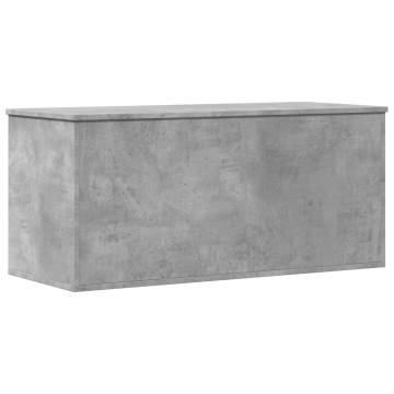 Storage Box Concrete Grey 100x42x46 cm - Durable & Stylish