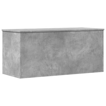 Storage Box Concrete Grey 100x42x46 cm - Durable & Stylish