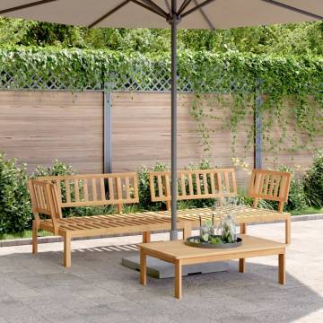 Garden Pallet Corner Sofas - Solid Wood Acacia | Hipomarket