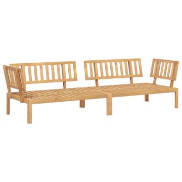 Garden Pallet Corner Sofas - Solid Wood Acacia | Hipomarket