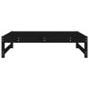 Garden Footstool Black 120x80 cm Solid Pine | Hipomarket