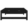 Garden Footstool Black 120x80 cm Solid Pine | Hipomarket