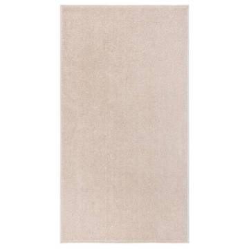 Rug Short Pile 80x150 cm Dark Beige - Elegant Home Décor