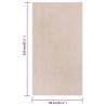 Rug Short Pile 80x150 cm Dark Beige - Elegant Home Décor