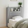 Headboard Cabinet with LED Grey Sonoma 100x16.5x103.5 cm Colour grey sonoma Size 100 x 16.5 x 103.5 cm Quantity in Package 1 