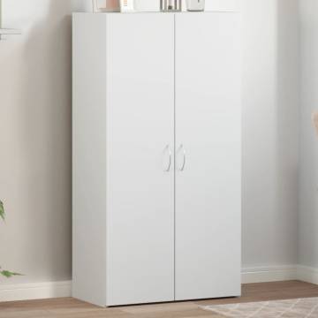 File Cabinet White 60x32x115 cm - Stylish & Practical Storage