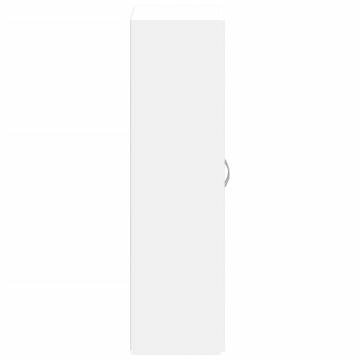 File Cabinet White 60x32x115 cm - Stylish & Practical Storage