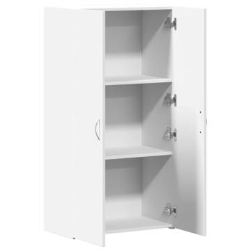 File Cabinet White 60x32x115 cm - Stylish & Practical Storage