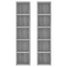 CD Cabinets 2 pcs Grey Sonoma - Stylish & Practical Storage