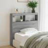 Headboard Cabinet with LED Grey Sonoma 100x17x102 cm Colour grey sonoma Size 100 x 17 x 102 cm Quantity in Package 1 