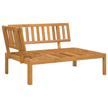 5 Piece Garden Pallet Sofa Set | Solid Acacia Wood - Hipomarket