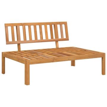 5 Piece Garden Pallet Sofa Set | Solid Acacia Wood - Hipomarket