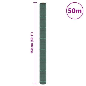 Weed Membrane Green 1.5x50m PP - Effective Weed Control